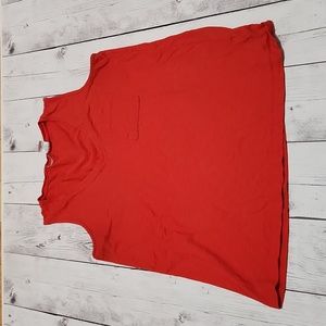 Max Studio xs Red v neck tank top